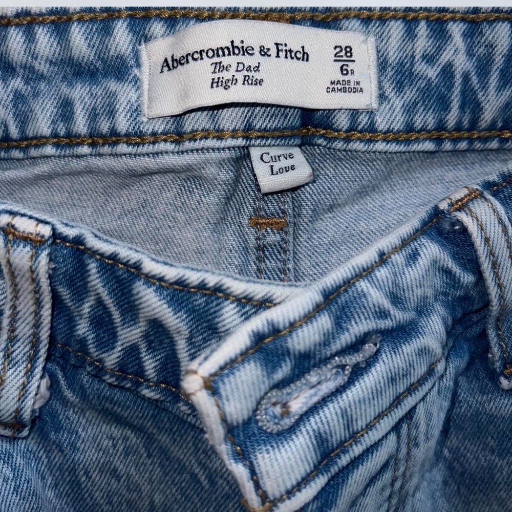 Abercrombie & Fitch Sky Blue High Rise Jeans